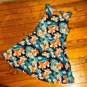 PINK Hawaiian Print Dress